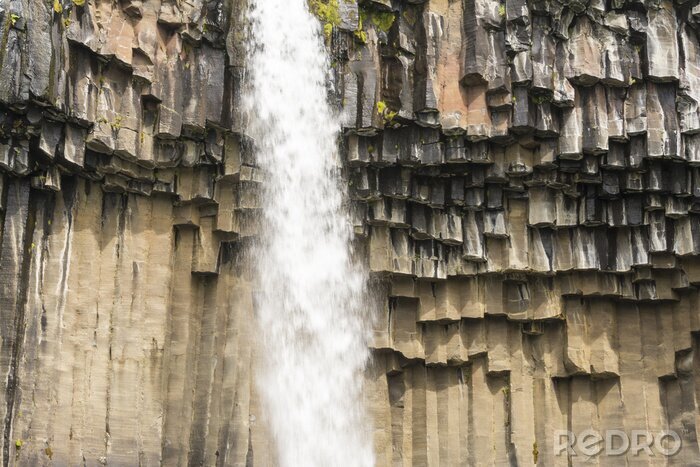 Fototapete Wasserfall 3D in Island