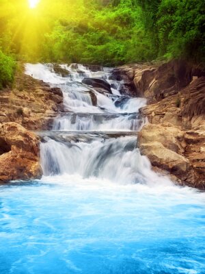 Fototapete Wasserfall