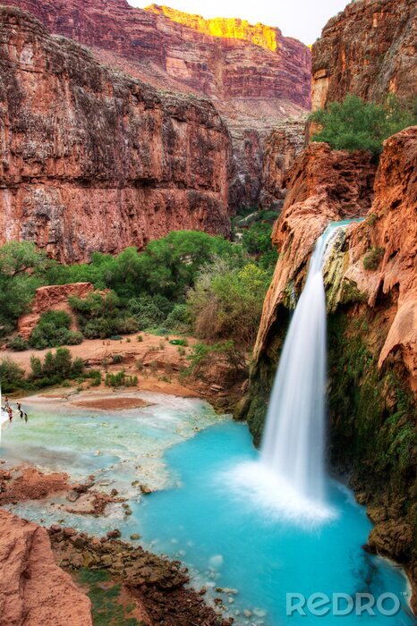 Fototapete Wasserfall im Grand Canyon