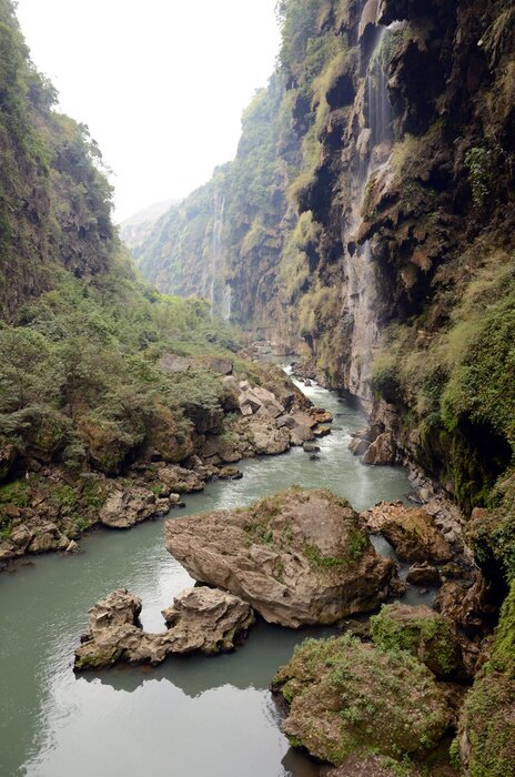 Fototapete Wasserfall in China