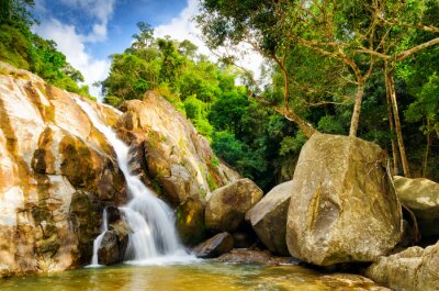 Fototapete Wasserfall Thailand 3D