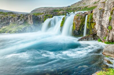 Fototapete Wasserfall und Natur