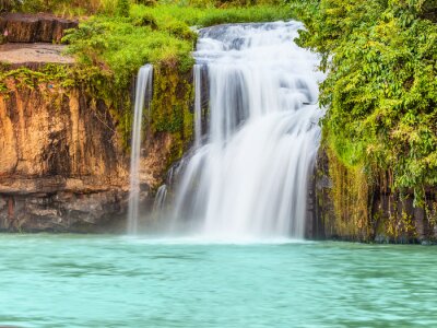 Wasserfall und wilde Natur