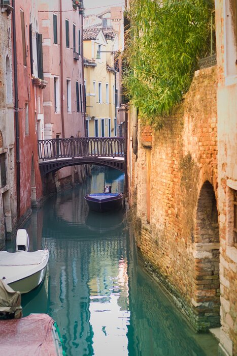 Fototapete Wassergasse in Venedig