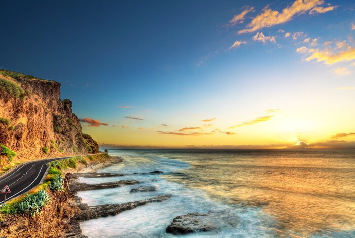 Fototapete Weg am Meer