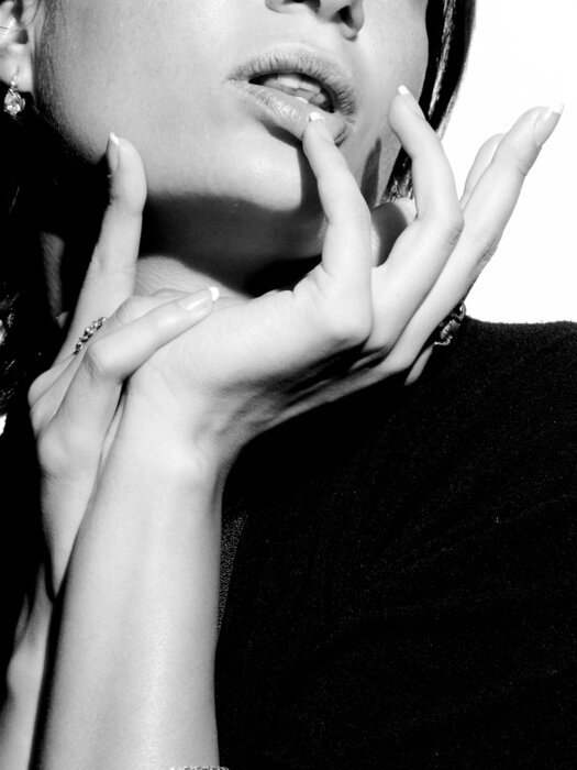 Fototapete Weibliche Lippen