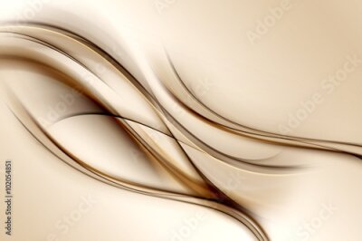 Fototapete Weiche Linienabstraktion