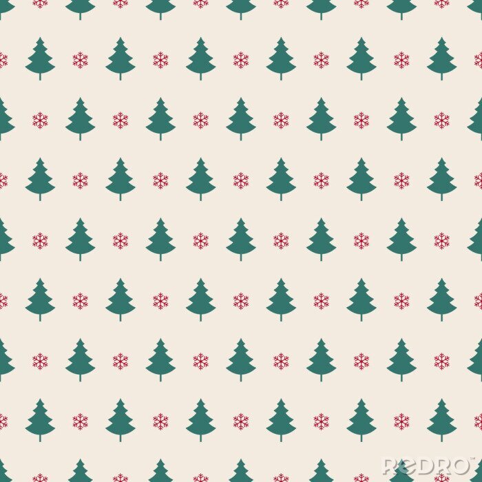 Fototapete Weihnachten auf einem zarten Hintergrund