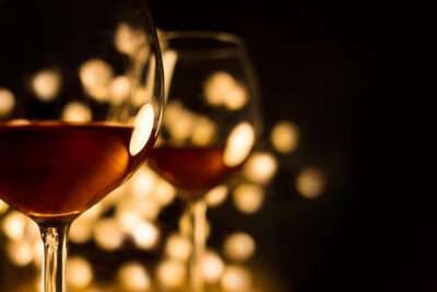 Fototapete Wein und romantische Kulisse