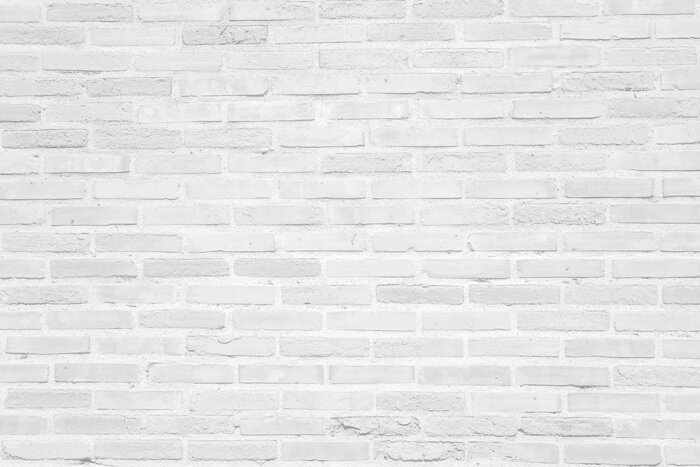Fototapete Weiße Backsteinwand