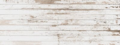 Fototapete Weiße Holzplanke Textur