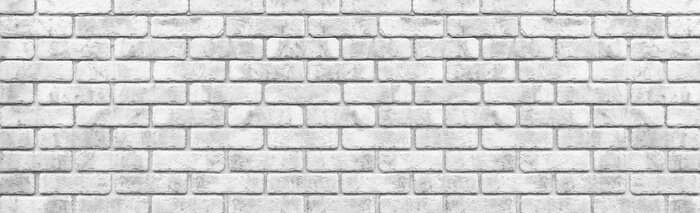 Fototapete Weiße Panoramische Wand