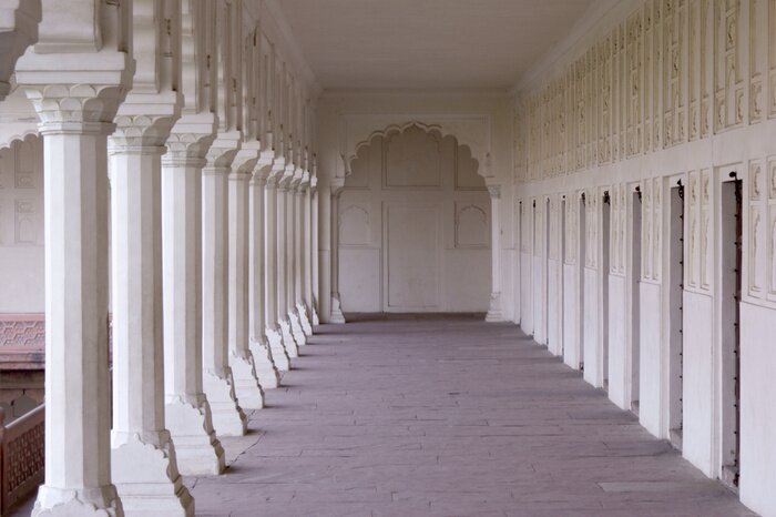 Fototapete Weiße Säulen im antiken Stil