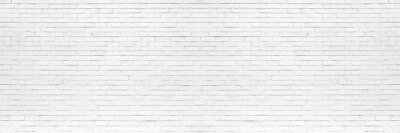 Fototapete Weiße Wand aus Ziegeln