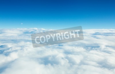 Fototapete Weiße Wolken aus Vogelperspektive