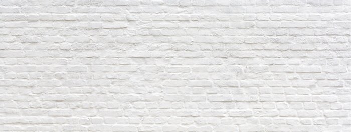 Fototapete Weißer Backsteinhintergrund
