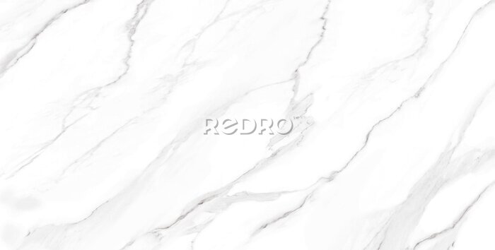 Fototapete Weißer Marmor mit grauen Details