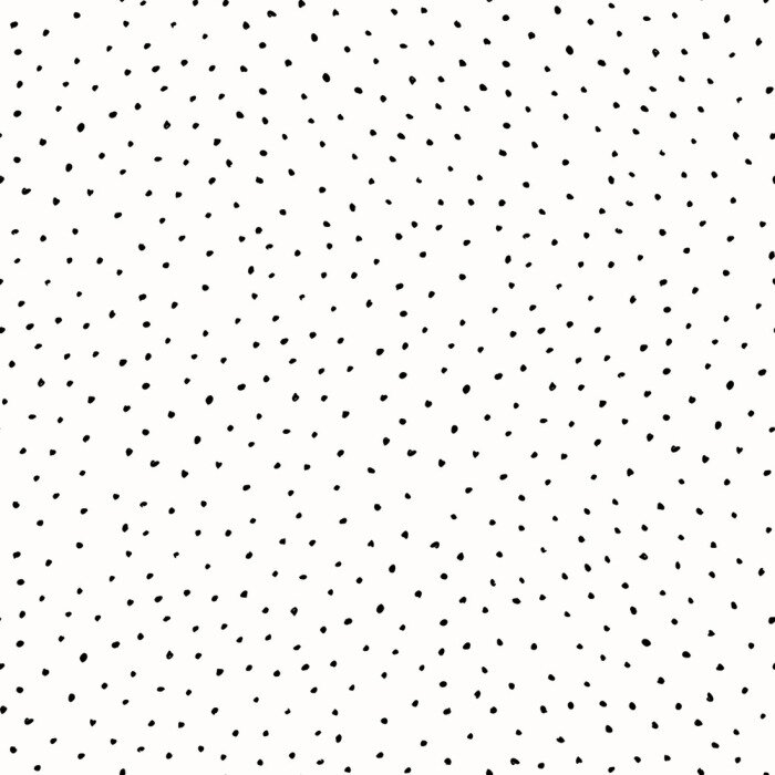 Fototapete Weißes Motiv mit schwarzen Punkten