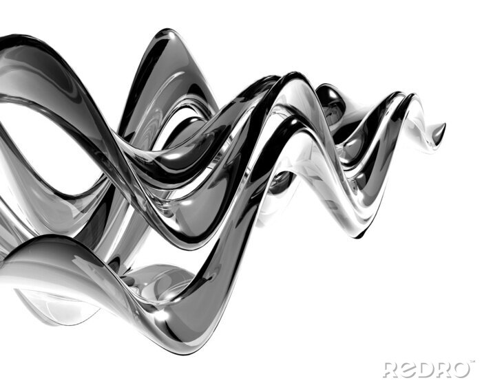 Fototapete Welle 3D