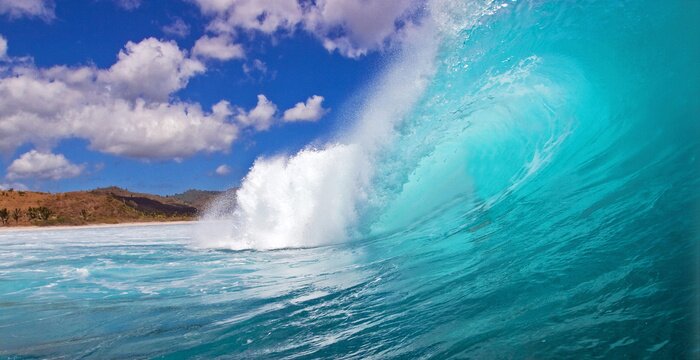 Fototapete Welle am exotischen Meer