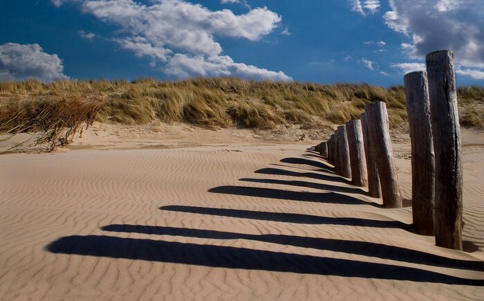 Fototapete Wellenbrecher Strand