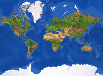 Fototapete Welt mit Textur