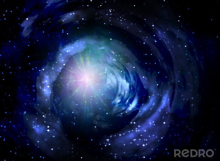 Fototapete Weltall und Galaxie