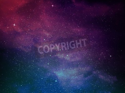 Fototapete Weltall voll von Sternen