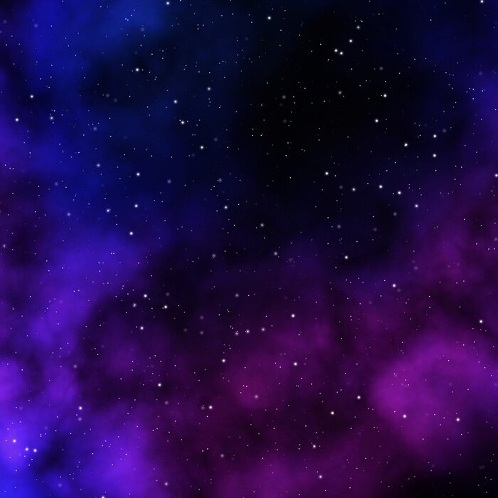 Fototapete Weltraum und weiße Sterne