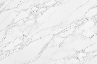 Fototapete White marble texture, gray marble natural pattern, wallpaper high quality can be used as background for display or montage your top view products or wall