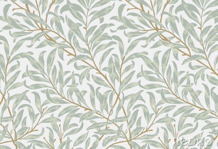 Fototapete Willow Bough by William Morris (1834-1896). Original from the MET Museum. Digitally enhanced by rawpixel.