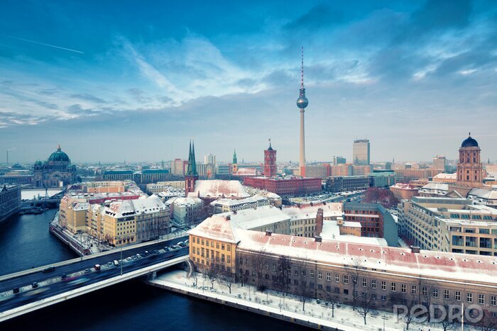 Fototapete Winterlandschaft von Berlin