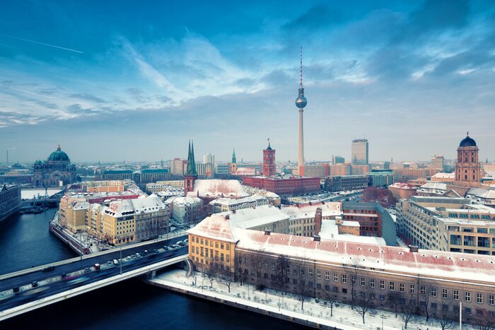 Fototapete Winterlandschaft von Berlin