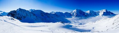 Fototapete Winterliche Berge Alpen