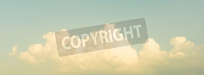 Fototapete Wolken am grauen Himmel