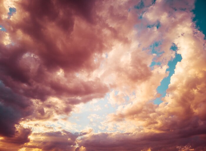 Fototapete Wolken Himmel Sonnenschein