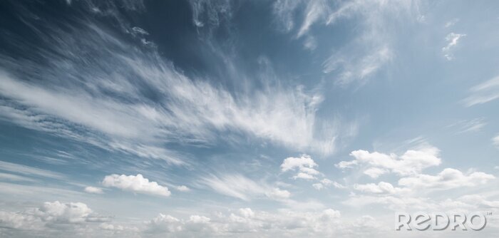 Fototapete Wolken und Himmel im Hintergrund