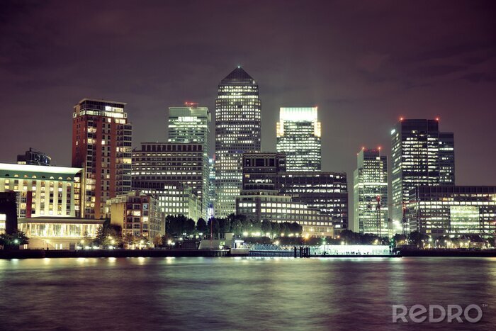 Fototapete Wolkenkratzer im Zentrum von London