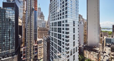 Fototapete Wolkenkratzer New York Panorama