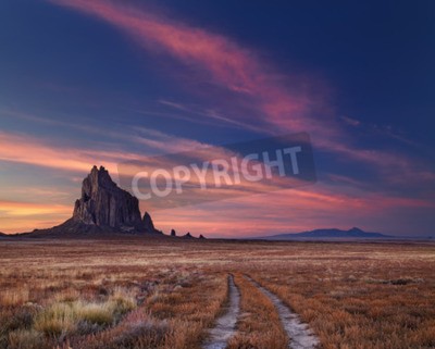 Fototapete Wüste bei Dämmerung