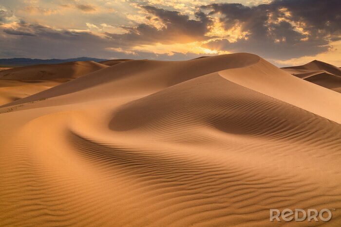 Fototapete Wüste bei Sonnenuntergang Ägypten