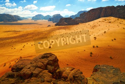 Fototapete Wüste in Jordanien