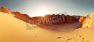 Fototapete Wüste und Felsen