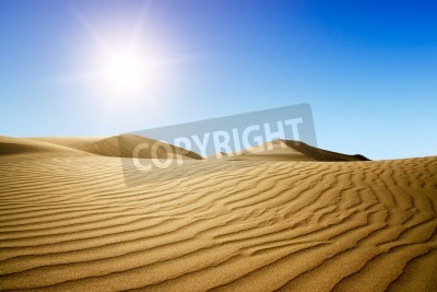 Fototapete Wüstendünen in der Sonne