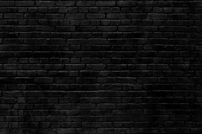 Fototapete Schwarze Steine ​​ohne Fugenmörtel