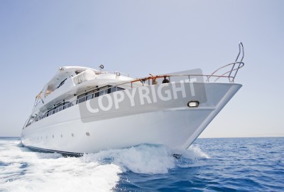 Fototapete Yacht auf See