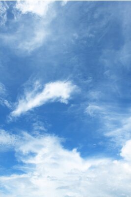 Fototapete Zarte Wolken am Himmel