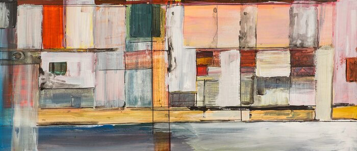 Fototapete Zeit ind Abstrakter Form