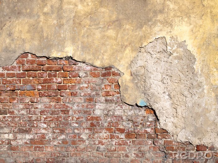 Fototapete Zerstörte Fassade