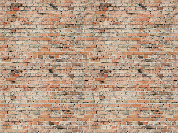 Fototapete Ziegelwand